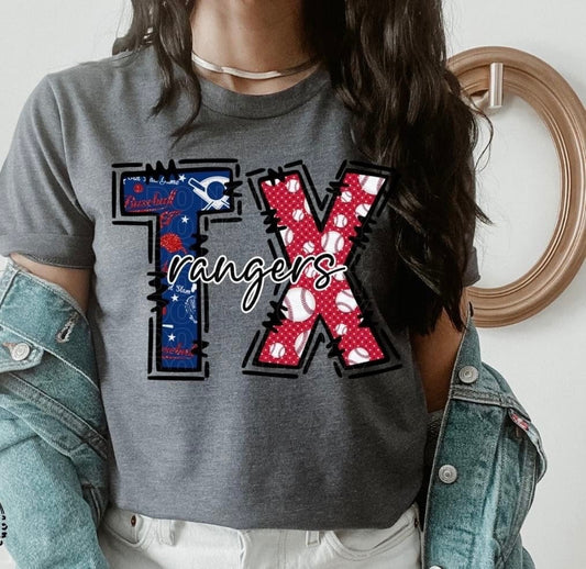 Texas Rangers shirt for fan, Rangers tshirt, baseball tee, Texas baseball