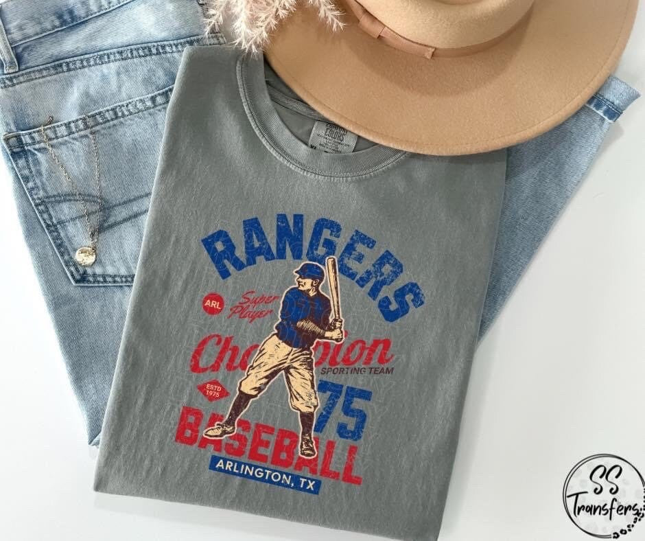 Rangers retro t-shirt for fan, Texas Rangers tshirt, baseball tee, Texas baseball